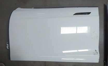 Tesla Model S 2012-2016 OEM Driver Front Door Shell White