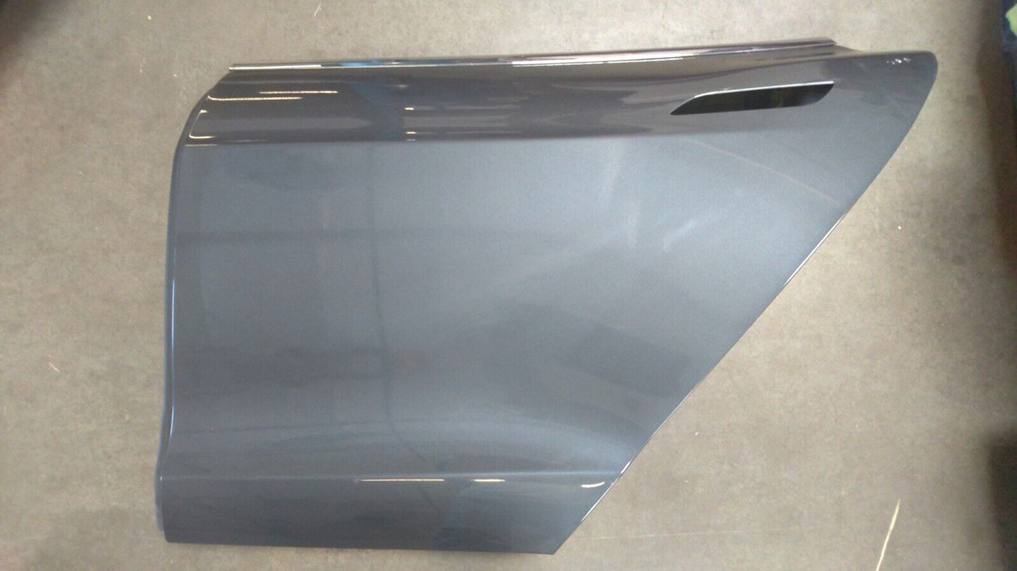 Tesla Model S 2020 OEM Driver Rear Door Shell Grey