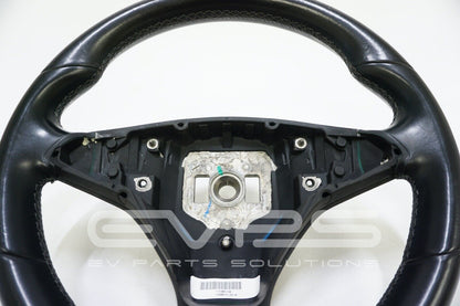 Tesla Model S (2012-2017) OEM Black Leather Steering Wheel 1028970-00-A