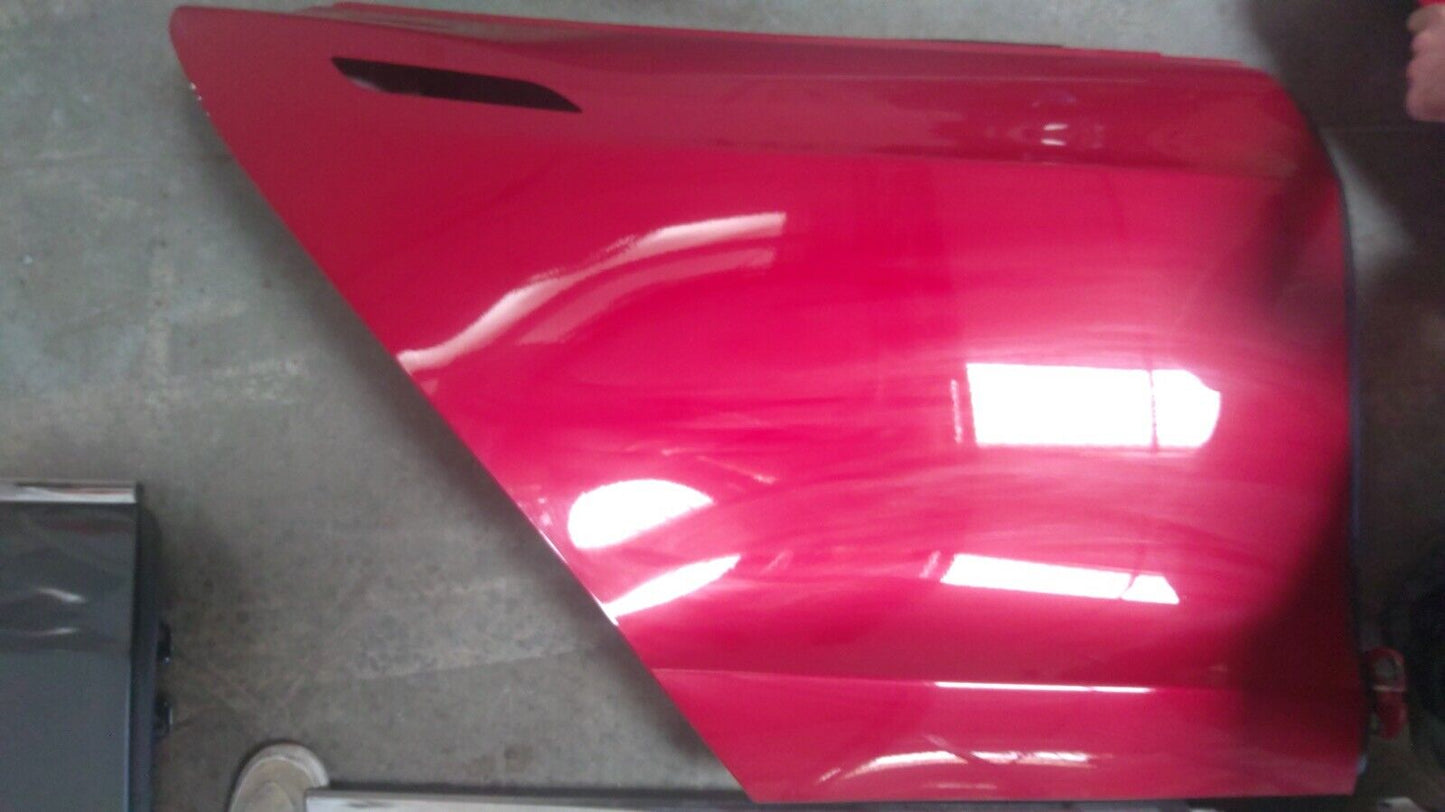 Tesla Model S 2012-2016 OEM Passenger Rear Door Shell Red