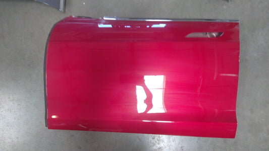 Tesla Model S 2012-2016 OEM Driver Front Door Shell Red