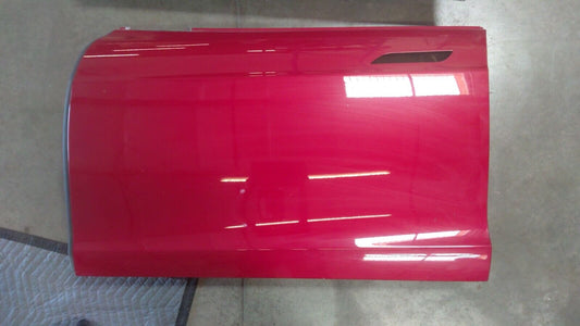 Tesla Model S 2012-2016 OEM Driver Front Door Shell Red