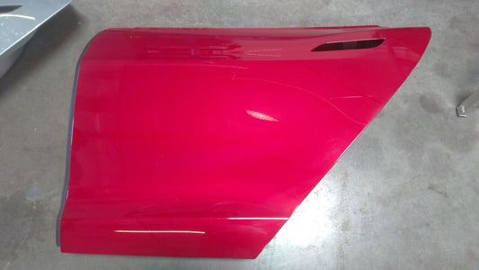 Tesla Model S 2012-2016 OEM Driver Rear Door Shell Red