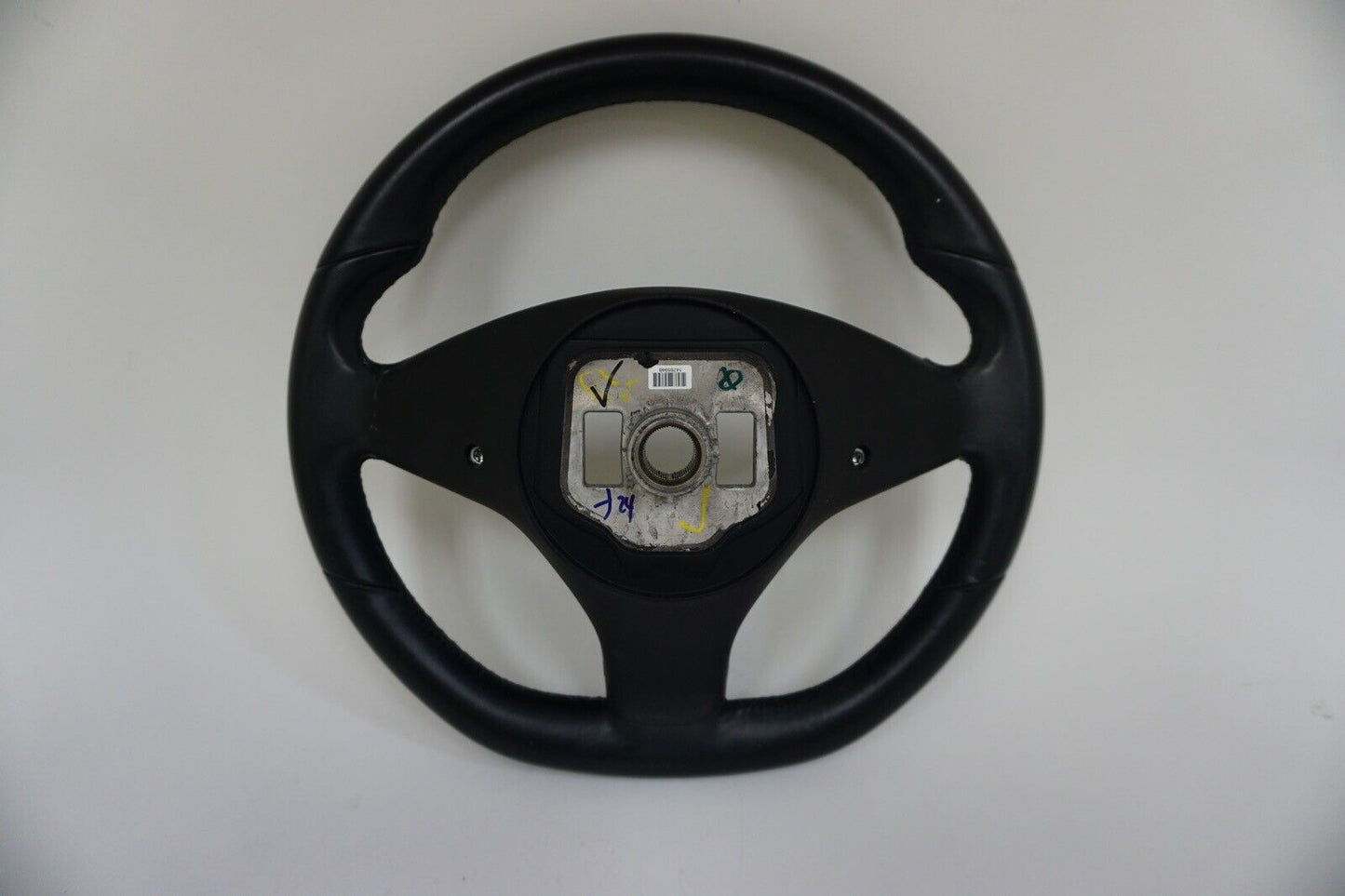 Tesla Model S (2012-2017) OEM Black Leather Steering Wheel 1005279-00-D