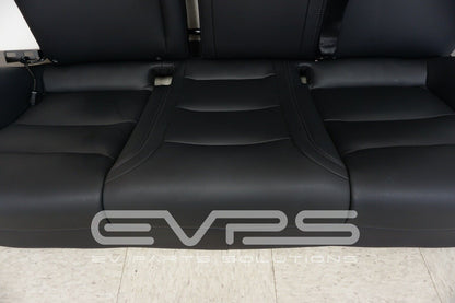 Tesla Model S (2016-2021) OEM Comfort Design Rear Seat Set Black Refresh Pur