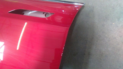 Tesla Model S 2012-2016 OEM Driver Front Door Shell Red