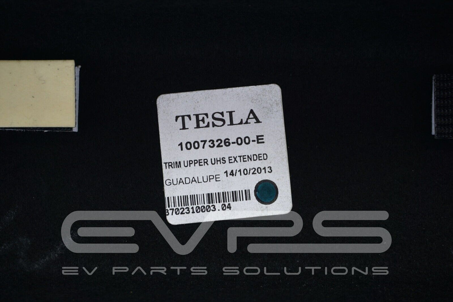 Tesla Model S (2012-2016) OEM Frunk Extended Underhood Upper Trim 1007326-00-E