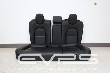 Tesla Model 3 2018 OEM 2nd Row Seat Cushion Set PUR Black 1452685-00-B