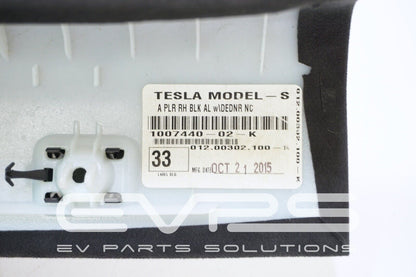Tesla Model S (2012-2021) OEM RH A-Pillar Trim Black 1007440-02-K